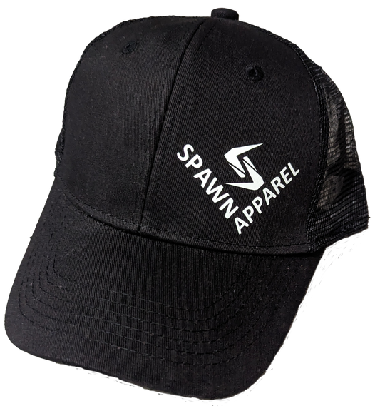 Mesh Snapback Hat V Logo