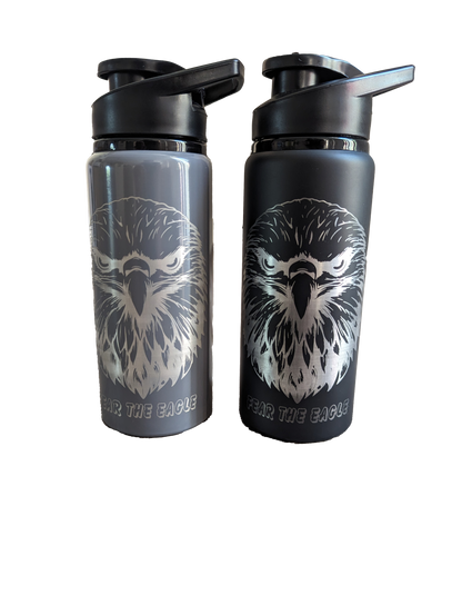 Fear the eagle Water Bottle