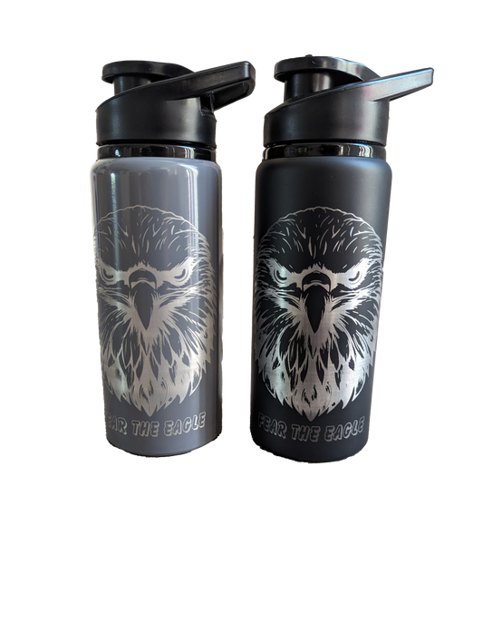 Fear the eagle Water Bottle