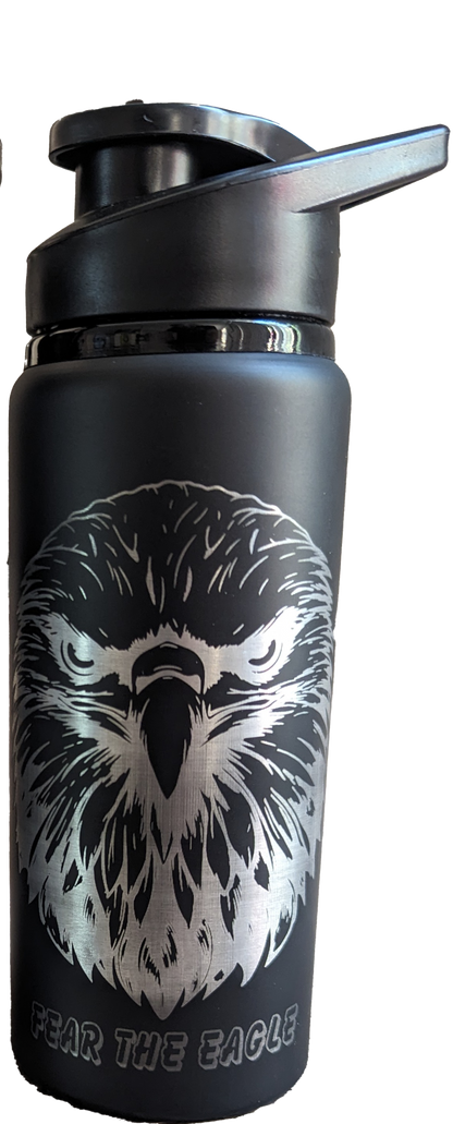 Fear the eagle Water Bottle